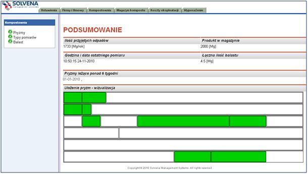 Widok strony głównej SOK
